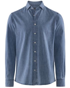 Berkeley The Selvage Denim Tailored Skjorte, Herre Lyseblå