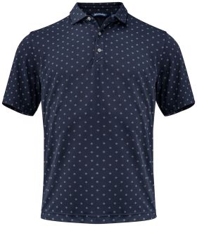 Virtue Polo Printed Men Marineblå
