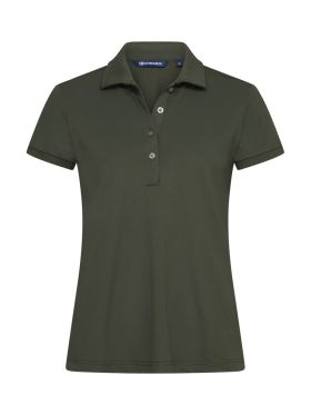Virtue Polo Solid Women Oliven