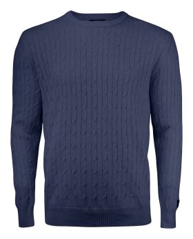 Blakely Knitted Sweater Men Marineblå