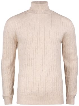 Blakely Rollerneck Men Beige
