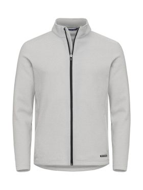 Hunts Point Fleece Full Zip M – alsidig og funktionel fleecejakke i recycled materiale Sølv