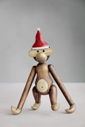 Nissehue lille rød/hvid