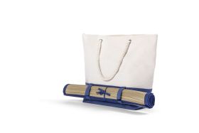Beachbag med måtte