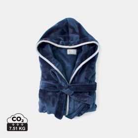 VINGA Louis RPET-kåbe i luksuriøst plys størrelse S-M Marineblå