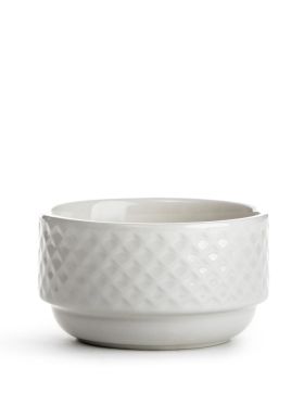 Coffee & More skål, hvid