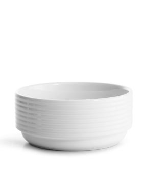 Coffee & More dyb tallerken 17 cm, hvid