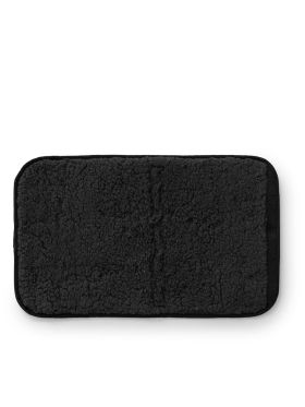 Plaid/siddeunderlag, lille, sort