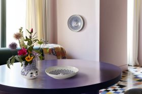 Olga Fad Ø33 cm blå