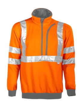 6102 SWEATSHIRT EN ISO 20471 KLASSE 3 Orange
