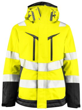 6449 FUNKTIONEL JAKKE EN ISO 20471 KLASSE 2/3, DAMEMODEL Gul