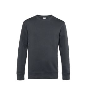 KING Sweatshirt Med Rund Hals, unisex Mørkegrå