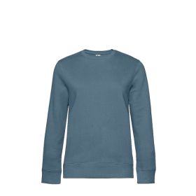 QUEEN Sweatshirt Rund Hals, kvinder Nordic Blue