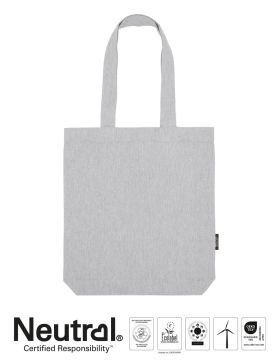 Recycled Cotton Twill Bag Navy Melange