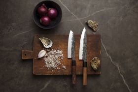 Knivsæt  med hammerslået klinger One Size