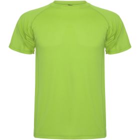 Montecarlo kortærmet sports t-shirt til børn Lime