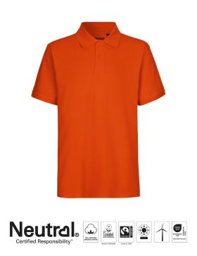 Mens Classic Polo Orange