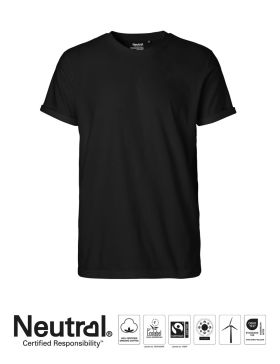 Mens Roll Up Sleeve T-shirt Sort