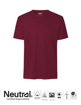 Mens Interlock T-shirt Bordeaux