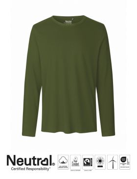 Mens Long Sleeve T-shirt Militær