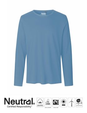 Mens Long Sleeve T-shirt Dusty Indigo