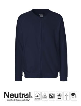 Unisex Jacket w. Zip Navy