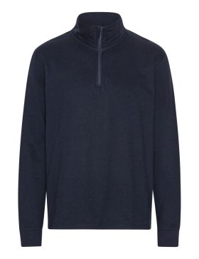 Unisex Quarter Zip Sweatshirt Navy