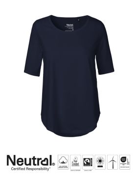 Ladies Half Sleeve T-shirt Navy