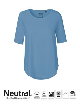 Ladies Half Sleeve T-shirt Lyseblå