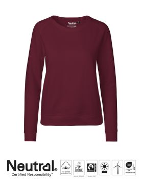 Ladies Sweatshirt Bordeaux
