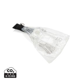 Nøglering med CPR maske Sort
