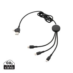 6-i-1 kabel med lys logo