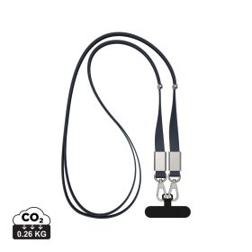 Nivo RCS genanvendt PET Crossbody lanyard marine