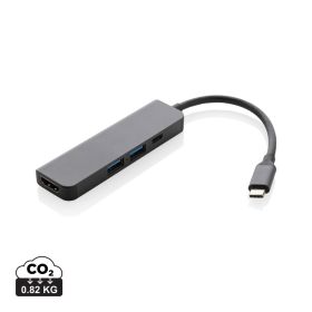 Terra RCS hub i genanvendt aluminium med HDMI indgang