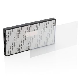 5.000 mAh powerbank med hærdet glas