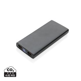 Aluminium PD powerbank 18W 10.000 mAh Sort