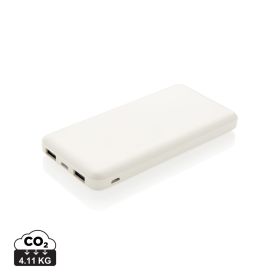 High Density 10.000 mAh lomme powerbank Hvid
