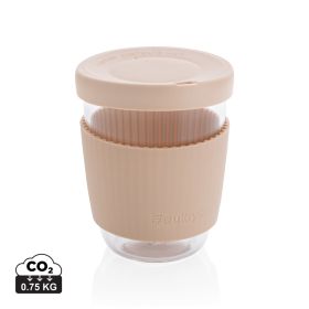 Ukiyo borosilikat glas med silicium låg og omslag Brun