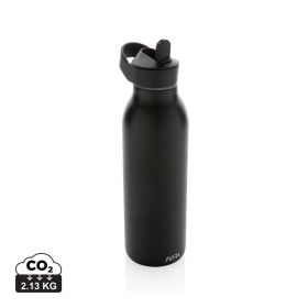 Avira Ara RCS re-steel fliptop vandflaske 500ML Sort
