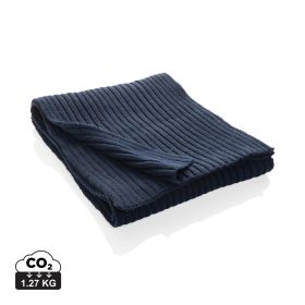 Impact AWARE™ Polylana® strikket tørklæde 180x25cm Marineblå