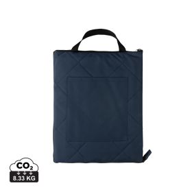 Impact Aware™ RPET foldbart quiltet picnictæppe Marineblå