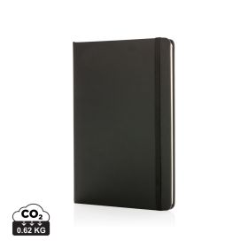 Standard hardcover PU A5 notesbog Sort