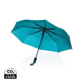 21" Impact AWARE™ RPET 190T mini auto åben paraply Turkis