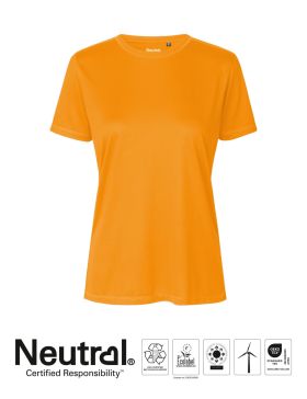 Ladies Recycled Performance T-shirt Orange