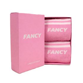 2-pak fintstrikkede sokker