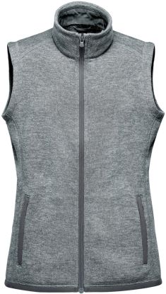 Avalanche full zip fleece vest (D) Karbon