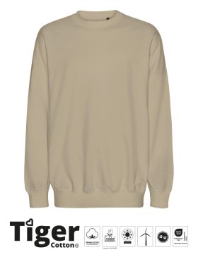 Tiger Cotton Oversized Sweatshirt TRUE