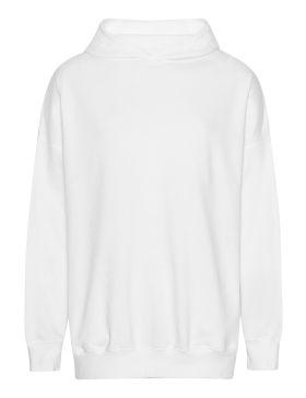 Tiger Cotton Oversized Hoodie Hvid