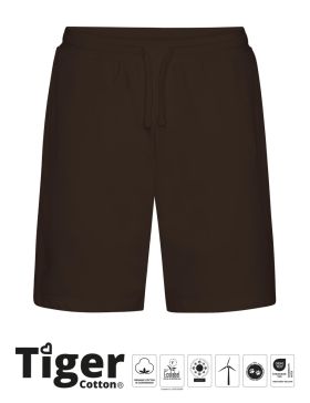 Tiger Cotton Sweatshorts Brun