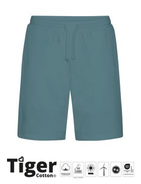 Tiger Cotton Sweatshorts Teal